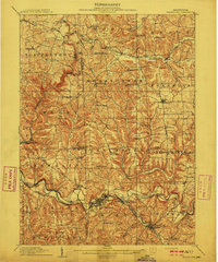 Zelienople 1910 topographic map thumbnail