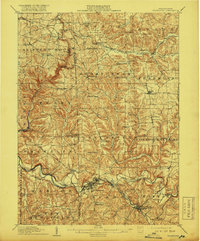 Zelienople 1910 topographic map thumbnail