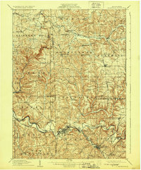 Zelienople 1910 topographic map thumbnail