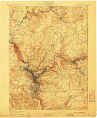 Johnstown 1907 topographic map thumbnail