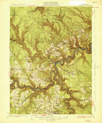 Karthaus 1932 topographic map thumbnail