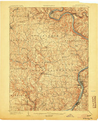 Kittanning 1902 topographic map thumbnail