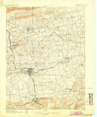 Lebanon 1899 topographic map thumbnail