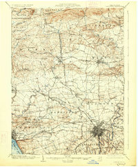 Lancaster 1904 topographic map thumbnail