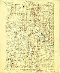 Linesville 1908 topographic map thumbnail