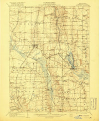 Linesville 1908 topographic map thumbnail