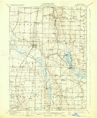 Linesville 1908 topographic map thumbnail