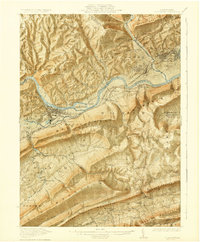 Lock Haven 1923 topographic map thumbnail