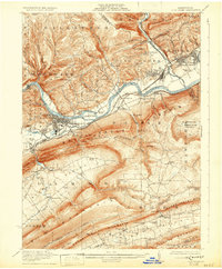 Lock Haven 1923 topographic map thumbnail