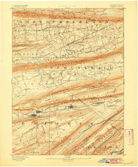 Lykens 1893 topographic map thumbnail