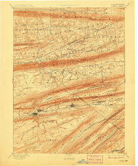 Lykens 1893 topographic map thumbnail