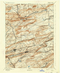 Mahanoy 1893 topographic map thumbnail
