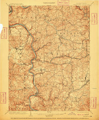 Masontown 1903 topographic map thumbnail