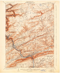 Mauch Chunk 1924 topographic map thumbnail