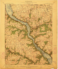 Mc Calls Ferry 1912 topographic map thumbnail