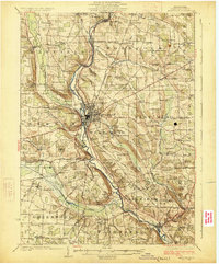 Meadville 1925 topographic map thumbnail