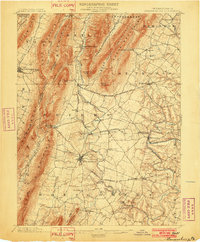 Mercersburg 1902 topographic map thumbnail