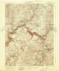 Meyersdale 1921 topographic map preview