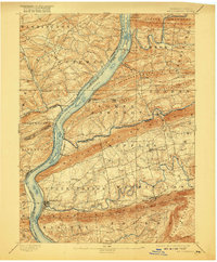 Millersburg 1893 topographic map thumbnail