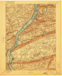 Millersburg 1893 topographic map thumbnail