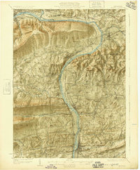 Milton 1924 topographic map thumbnail