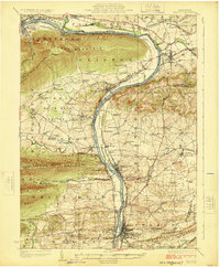Milton 1924 topographic map thumbnail