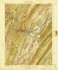 Mt. Union 1924 topographic map thumbnail