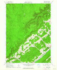 Bear Knob 1962 topographic map thumbnail