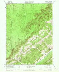 Bear Knob 1962 topographic map thumbnail