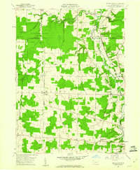 Beaver Center 1959 topographic map thumbnail