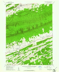 Beaver Springs 1959 topographic map thumbnail