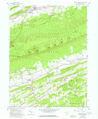 Beaver Springs 1959 topographic map preview