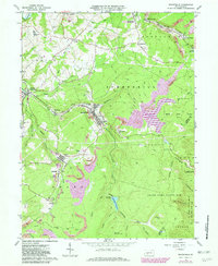 Beaverdale 1963 topographic map thumbnail