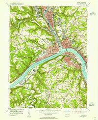 Beaver 1953 topographic map thumbnail