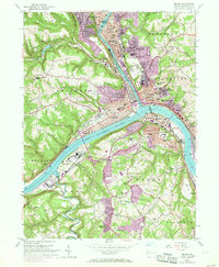 Beaver 1953 topographic map preview