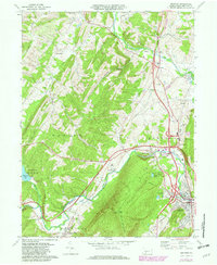 Bedford 1971 topographic map thumbnail