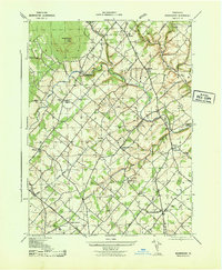 Bedminster 1943 topographic map thumbnail