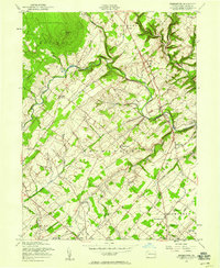 Bedminster 1957 topographic map thumbnail