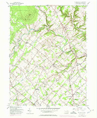 Bedminster 1957 topographic map thumbnail