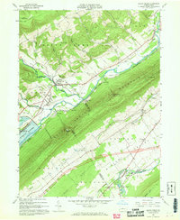 Beech Creek 1967 topographic map thumbnail