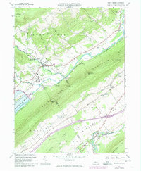 Beech Creek 1967 topographic map thumbnail