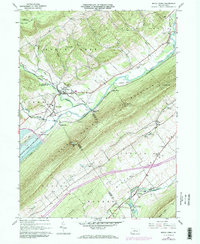 Beech Creek 1967 topographic map thumbnail