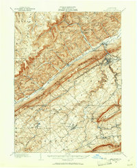 Bellefonte 1908 topographic map thumbnail