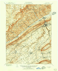 Bellefonte 1908 topographic map thumbnail