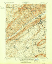 Bellefonte 1909 topographic map thumbnail