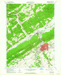 Bellefonte 1962 topographic map thumbnail