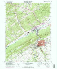 Bellefonte 1962 topographic map thumbnail