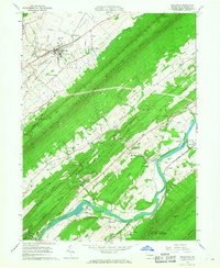 Belleville 1966 topographic map thumbnail