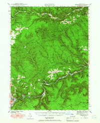 Benezette 1941 topographic map thumbnail