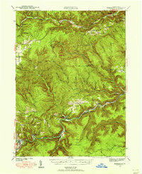 Benezette 1941 topographic map thumbnail
